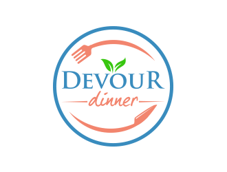 Devour Dinner logo design by keylogo