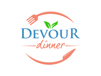 Devour Dinner logo design by keylogo