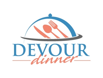 Devour Dinner logo design by jaize