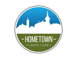 Hometown Lawn Care logo design by Boomstudioz