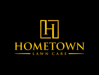 Hometown Lawn Care logo design by deddy