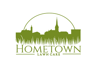 Hometown Lawn Care logo design by coco