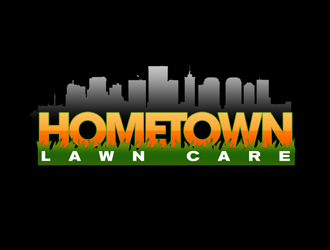 Hometown Lawn Care logo design by kunejo