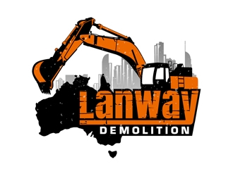 Lanway Demolition logo design by DreamLogoDesign