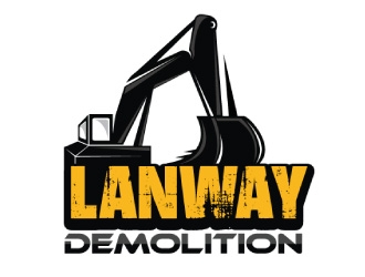 Lanway Demolition logo design by Boomstudioz