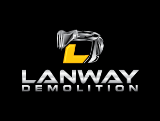 Lanway Demolition logo design by bezalel