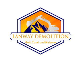 Lanway Demolition logo design by ROSHTEIN