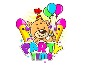 It’s Party Time logo design by DreamLogoDesign