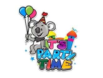 It’s Party Time logo design by DreamLogoDesign