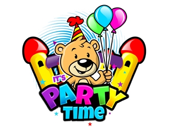 It’s Party Time logo design by DreamLogoDesign