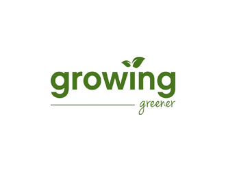 Growing Greener logo design by ndaru