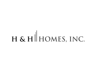H & H Homes, Inc. logo design by asyqh