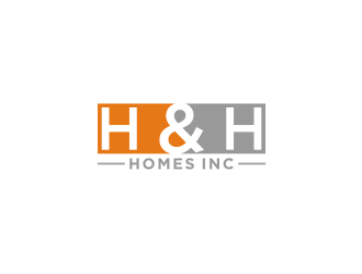 H & H Homes, Inc. logo design by bricton