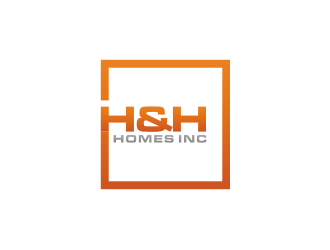 H & H Homes, Inc. logo design by bricton