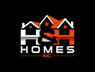 H & H Homes, Inc. logo design by pakNton