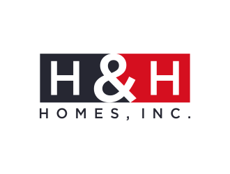 H & H Homes, Inc. logo design by Orino
