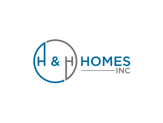 H & H Homes, Inc. logo design by rief