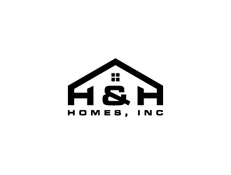 H & H Homes, Inc. logo design by maserik