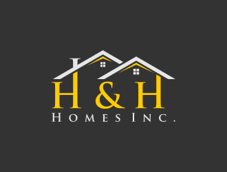 H & H Homes, Inc. logo design by deddy