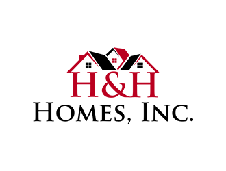 H & H Homes, Inc. logo design by Leebu
