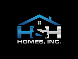 H & H Homes, Inc. logo design by bomie