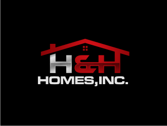 H & H Homes, Inc. logo design by BintangDesign