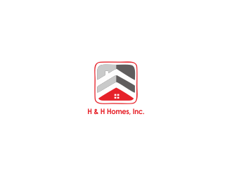 H & H Homes, Inc. logo design by Greenlight