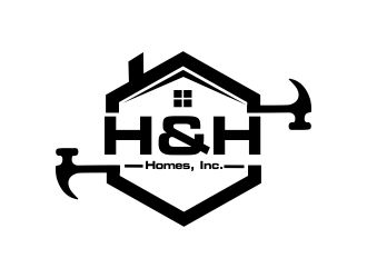 H & H Homes, Inc. logo design by Greenlight
