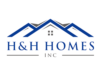 H & H Homes, Inc. logo design by blackcane