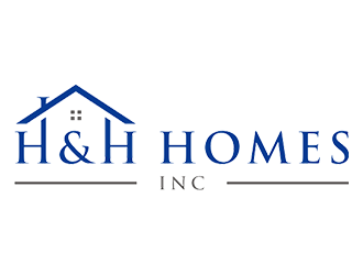 H & H Homes, Inc. logo design by blackcane