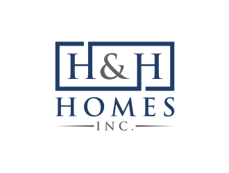 H & H Homes, Inc. logo design by nurul_rizkon