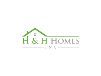 H & H Homes, Inc. logo design by ndaru