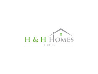 H & H Homes, Inc. logo design by ndaru