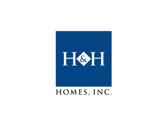 H & H Homes, Inc. logo design by alby