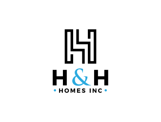 H & H Homes, Inc. logo design by SmartTaste