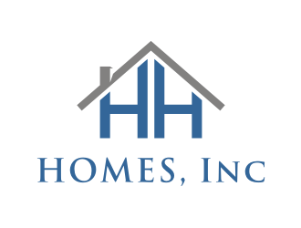 H & H Homes, Inc. logo design by RatuCempaka