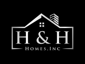 H & H Homes, Inc. logo design by AisRafa