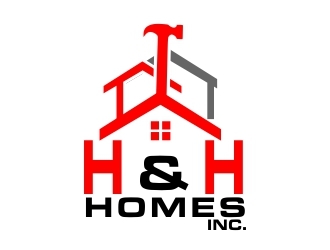 H & H Homes, Inc. logo design by mckris