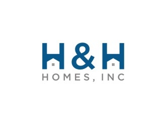 H & H Homes, Inc. logo design by Franky.
