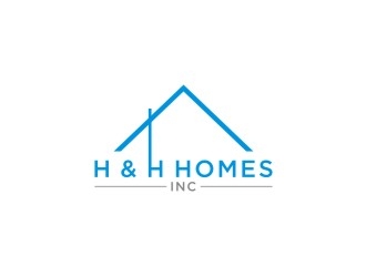H & H Homes, Inc. logo design by Franky.