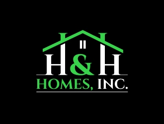 H & H Homes, Inc. logo design by Rock
