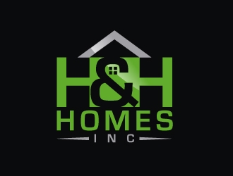 H & H Homes, Inc. logo design by Rokc