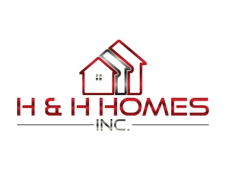 H & H Homes, Inc. logo design by sarfaraz