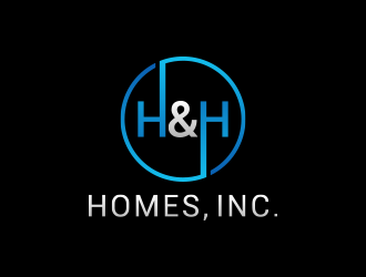 H & H Homes, Inc. logo design by lexipej