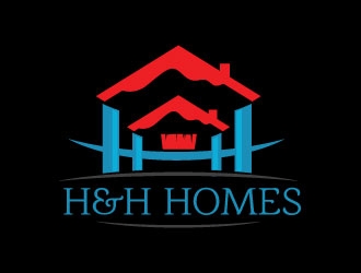 H & H Homes, Inc. logo design by Suvendu