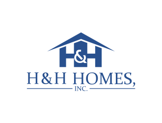 H & H Homes, Inc. logo design by onamel