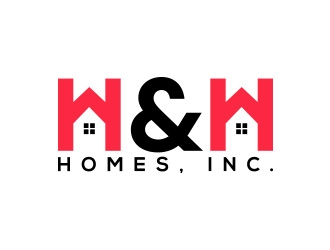 H & H Homes, Inc. logo design by daanDesign