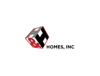 H & H Homes, Inc. logo design by hwkomp