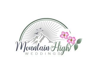 Mountain High Weddings logo design by uttam