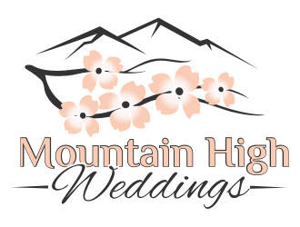 Mountain High Weddings logo design by rgb1